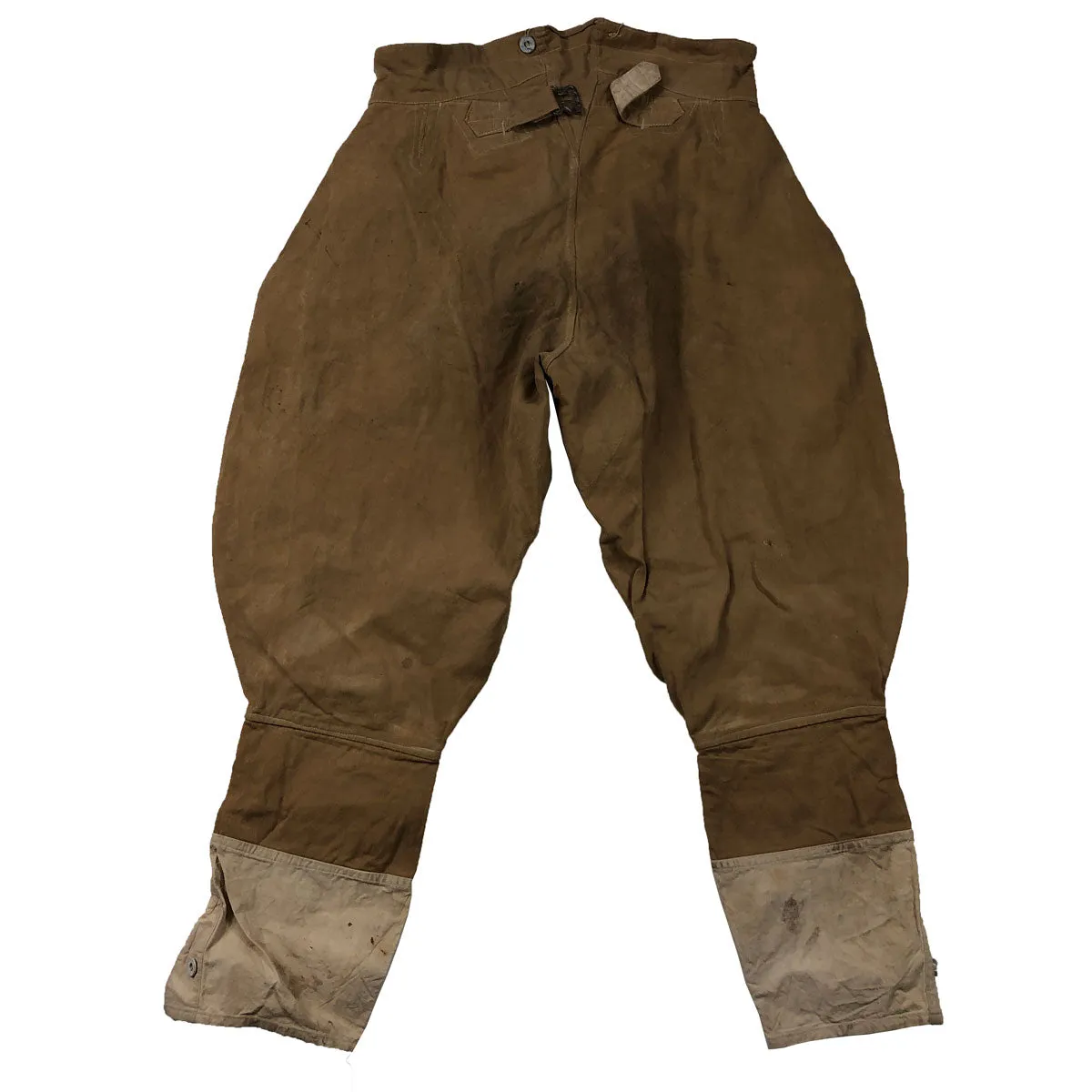 1930s French Armoured Cavalry Tropical Jacket & Trousers w/ Cap 