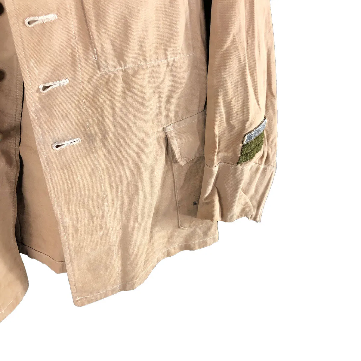 1930s French Armoured Cavalry Tropical Jacket & Trousers w/ Cap 