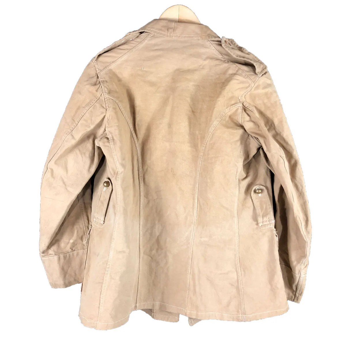 1930s French Armoured Cavalry Tropical Jacket & Trousers w/ Cap 