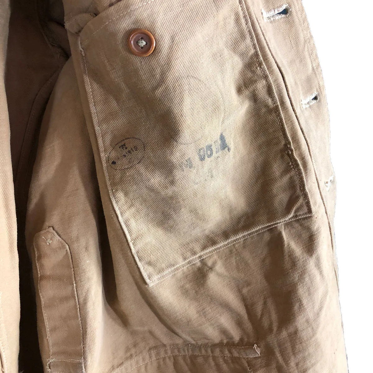 1930s French Armoured Cavalry Tropical Jacket & Trousers w/ Cap 