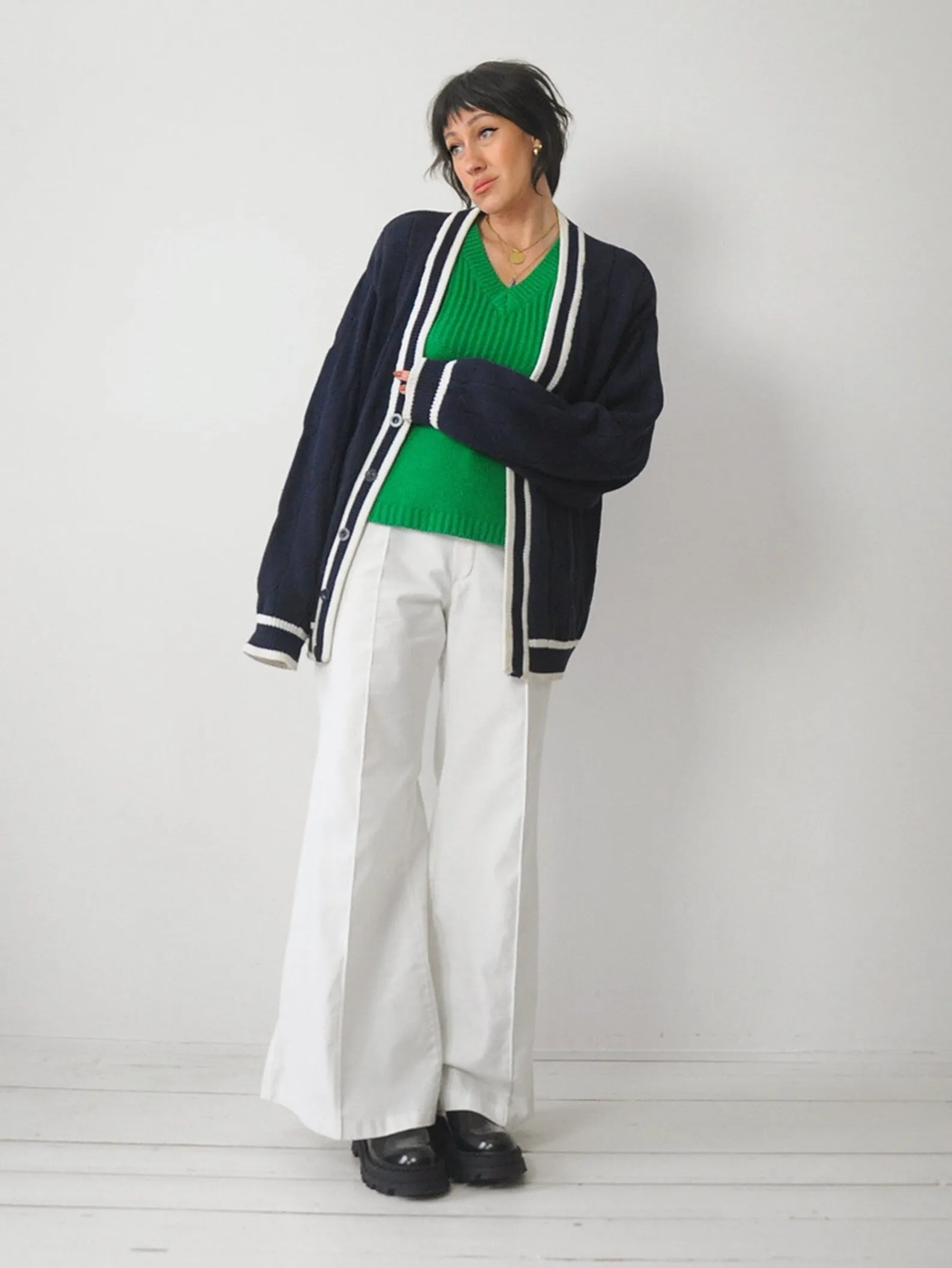 1980's Izod Tennis Cardigan