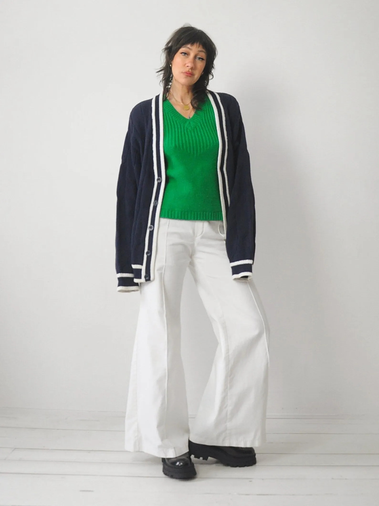 1980's Izod Tennis Cardigan