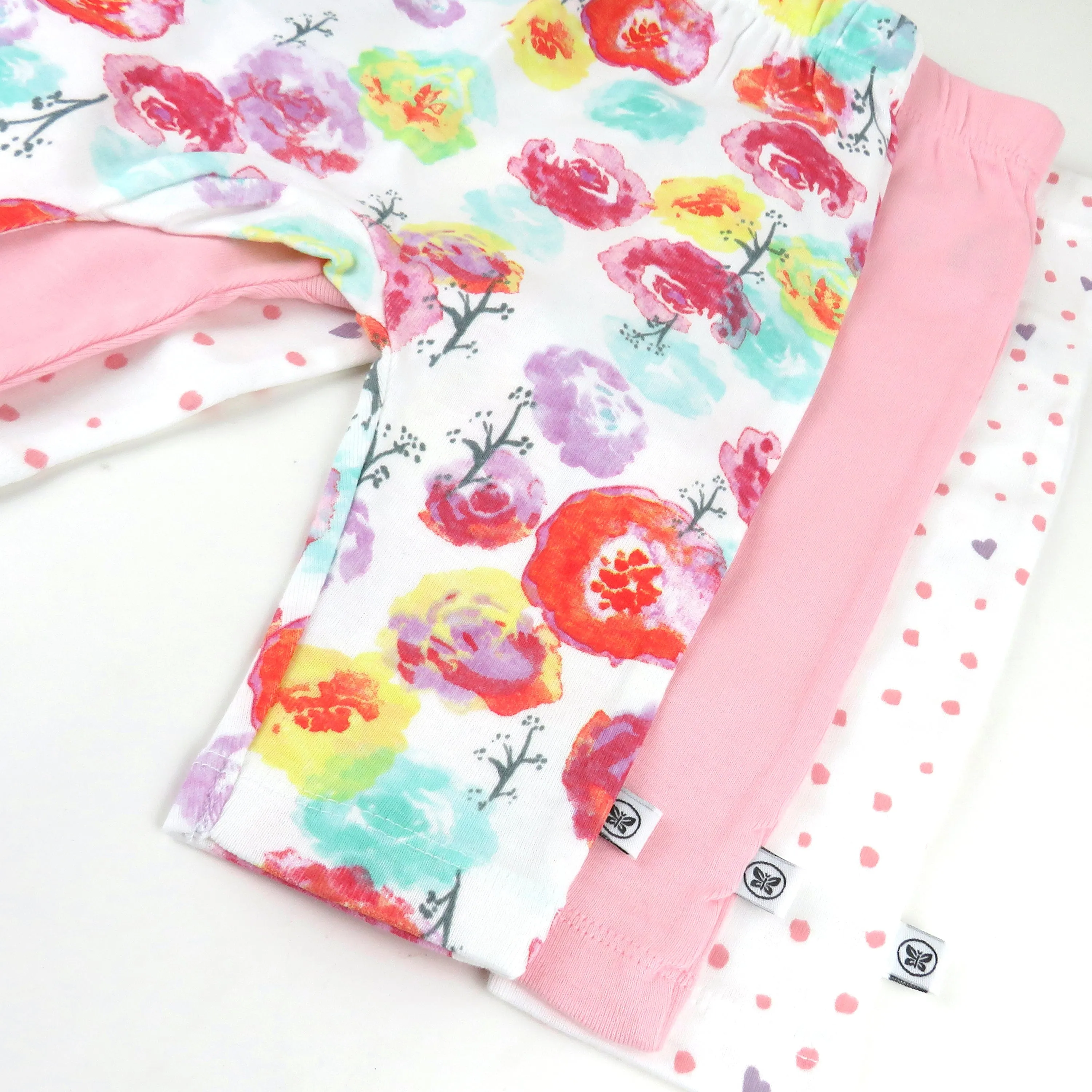 3-Pack Organic Cotton Harem Pants for Toddlers & Babies - Breathable & Comfortable