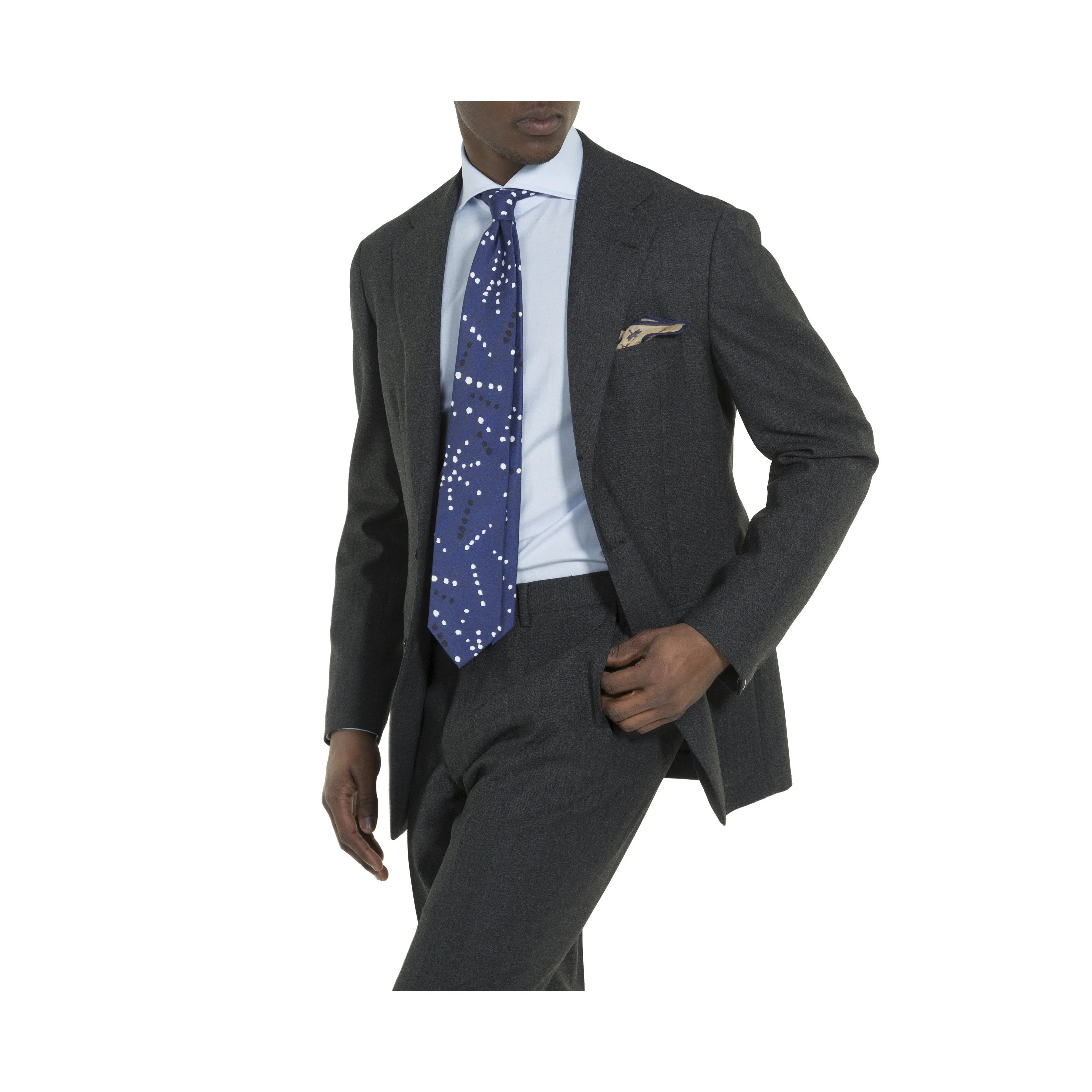 Luxurious 4-Ply Wool Model 3A Tailored Suit