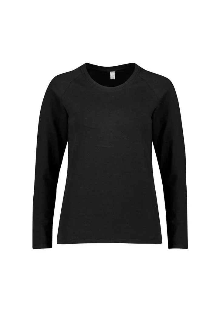 Biz Care Performance Womens Cotton Long Sleeve Tee CT247LL