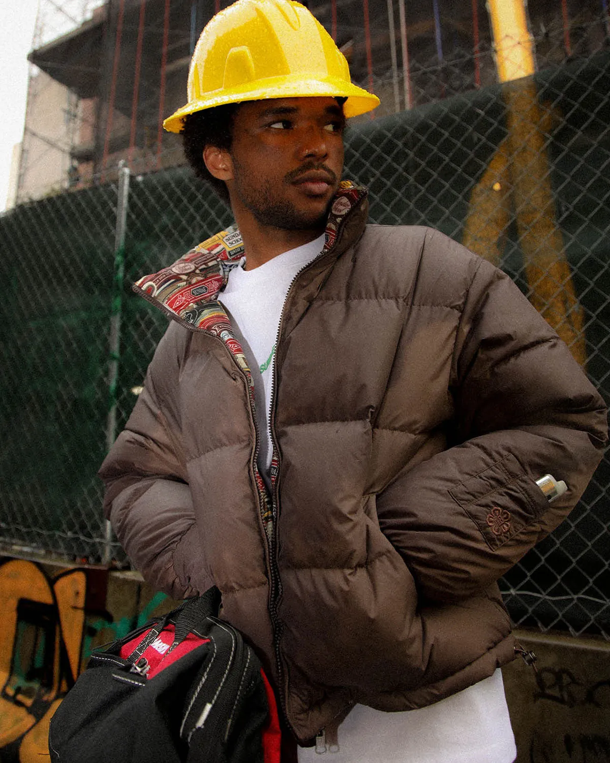 Reversible Blunt Wrapped Puffer Jacket for Ultimate Style and Comfort
