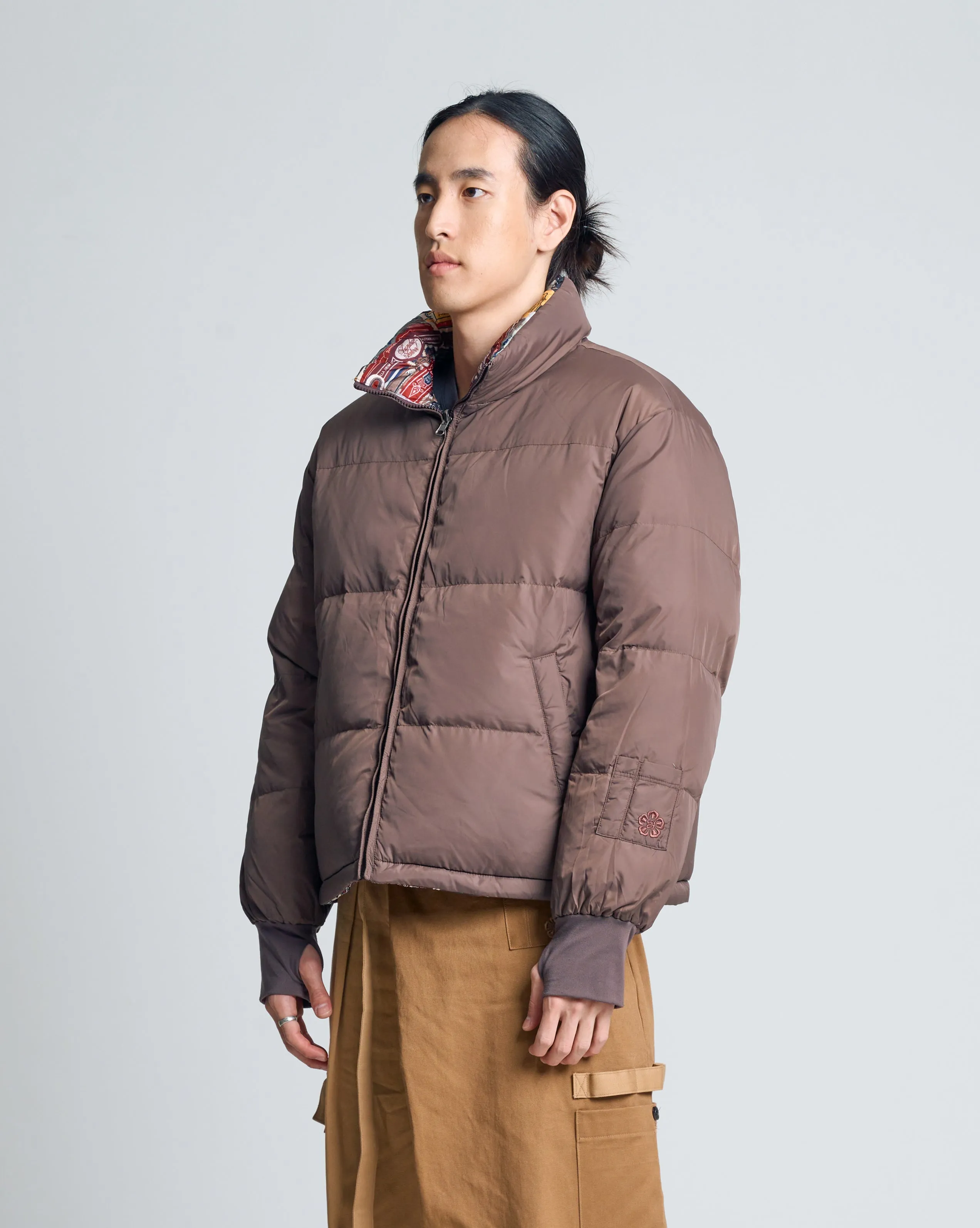 Reversible Blunt Wrapped Puffer Jacket for Ultimate Style and Comfort