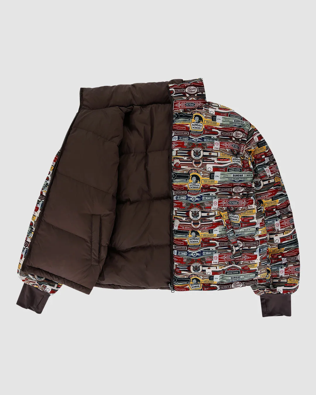 Reversible Blunt Wrapped Puffer Jacket for Ultimate Style and Comfort