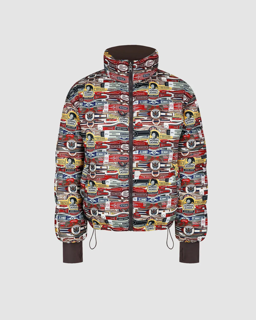 Reversible Blunt Wrapped Puffer Jacket for Ultimate Style and Comfort