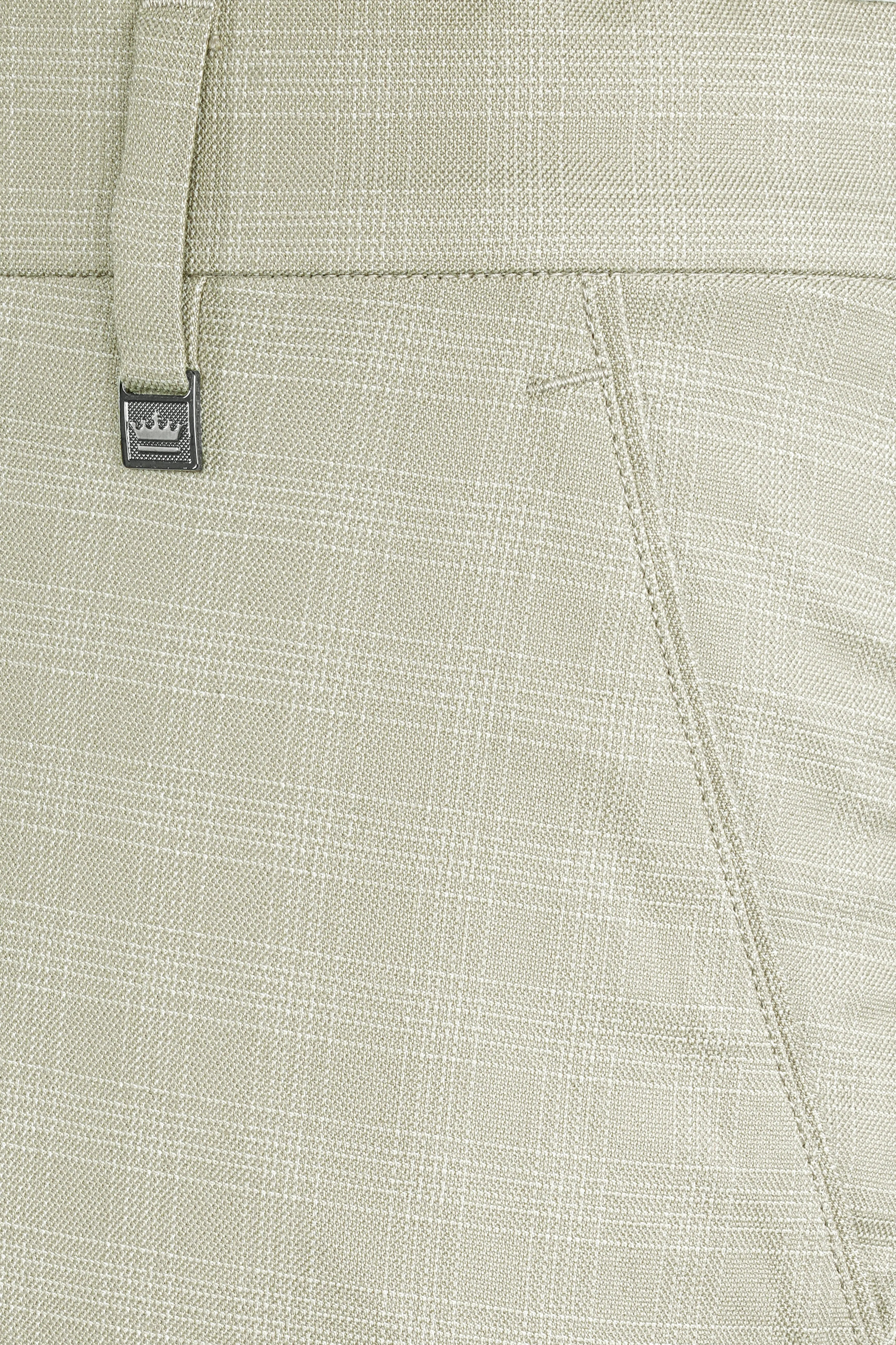 Bone Cream Subtle Plaid Woolrich Pant