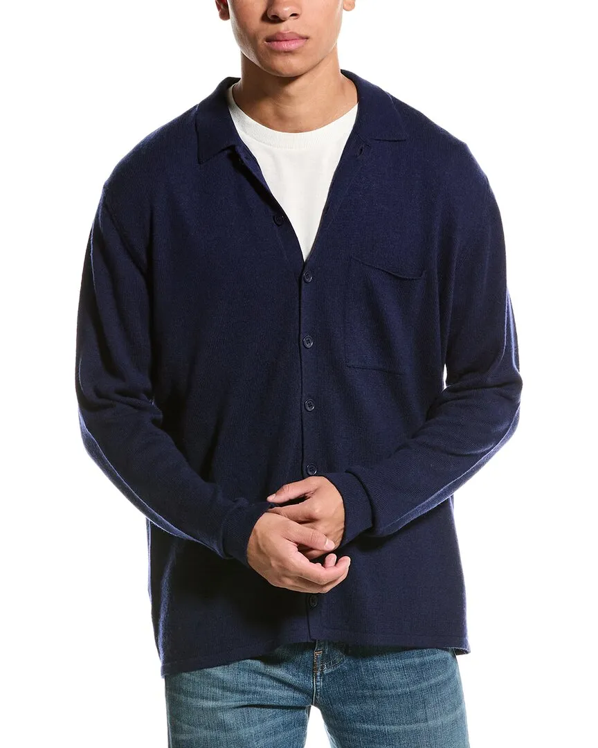 Brodie Cashmere Wool & Cashmere-Blend Jamie Shirt Jacket
