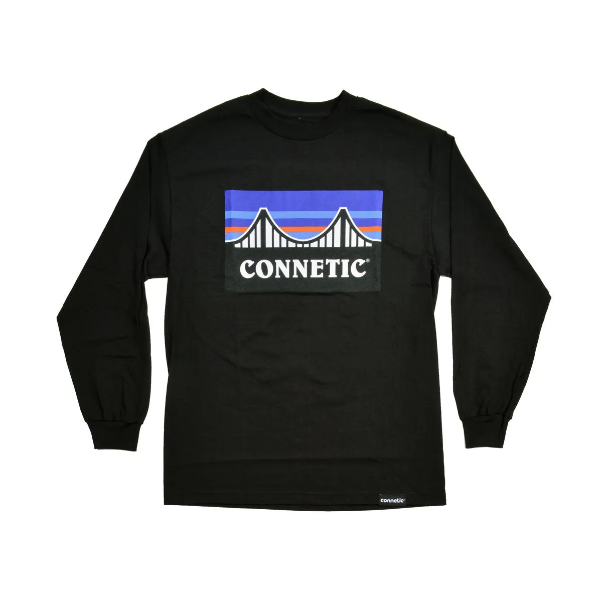 Urban-Inspired Long Sleeve City Line Graphic Tee