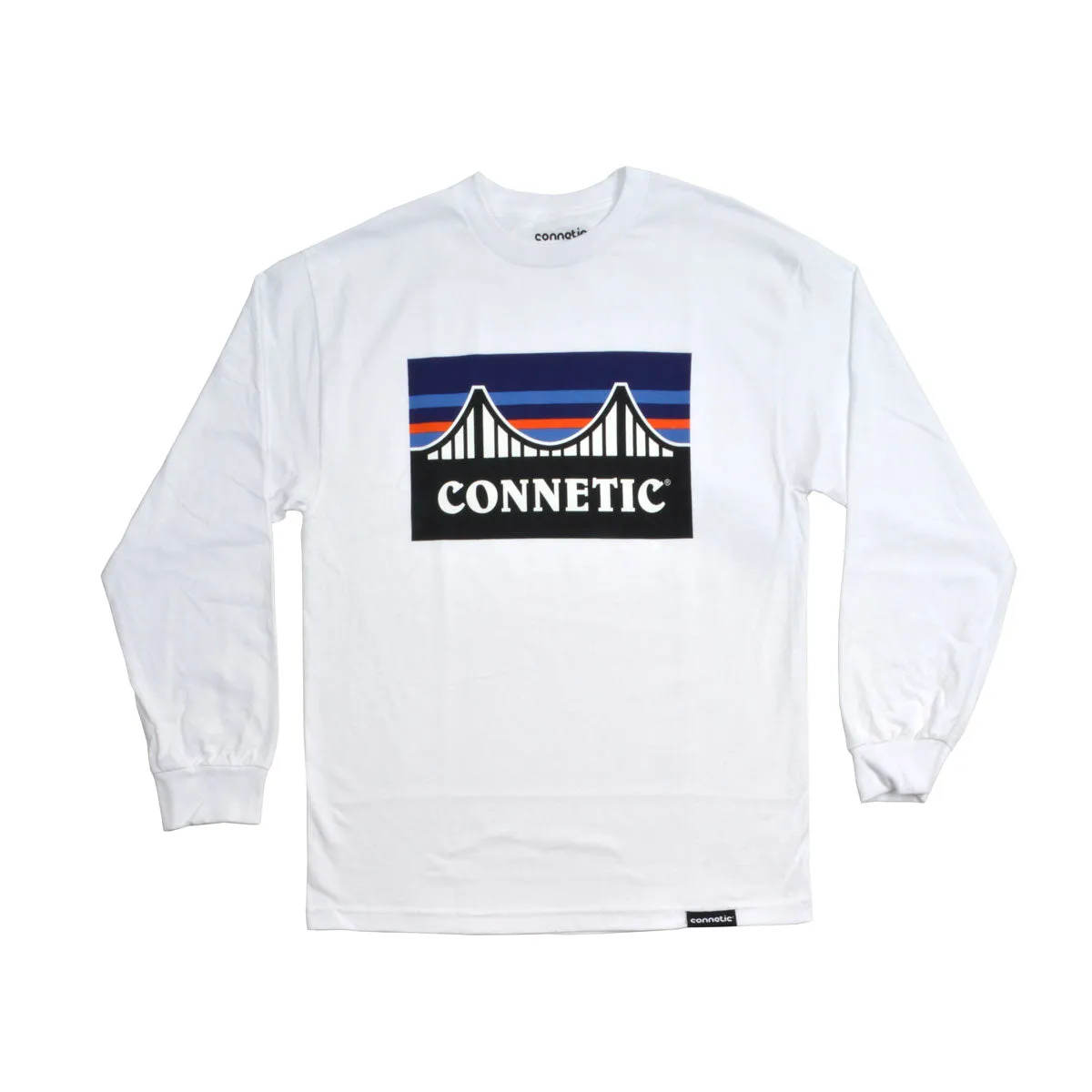Urban-Inspired Long Sleeve City Line Graphic Tee