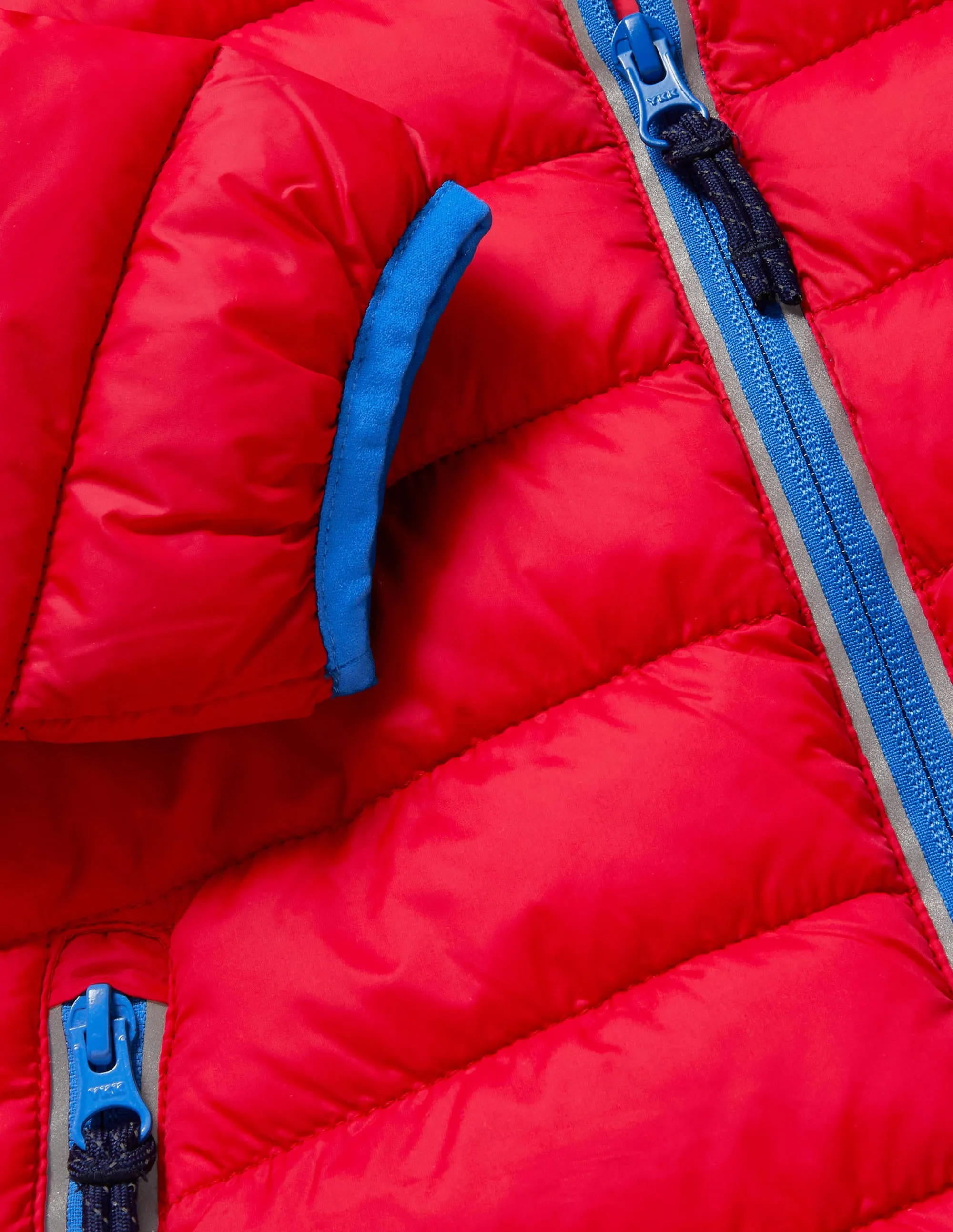 Cosy Pack-away Padded Jacket-Rockabilly Red