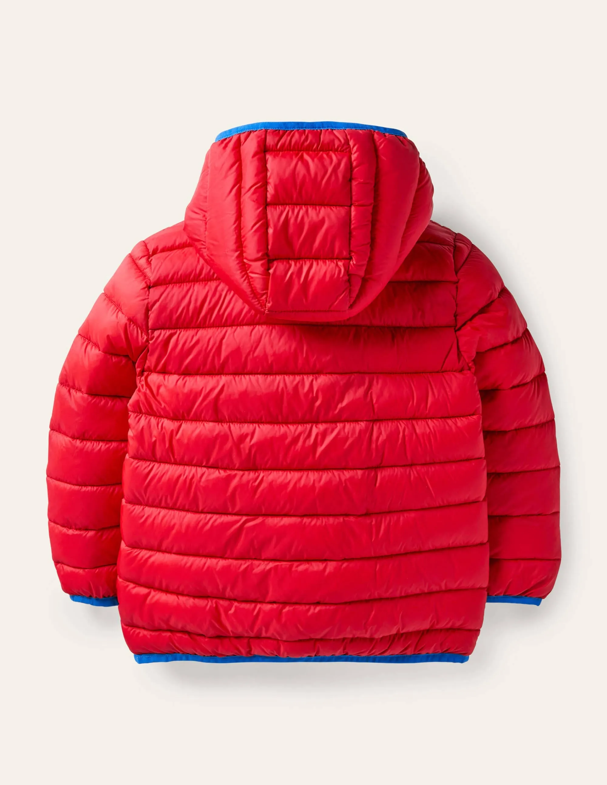 Cosy Pack-away Padded Jacket-Rockabilly Red
