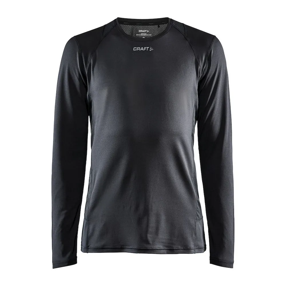 Craft Men&#x27;s Adv Essence Long Sleeve Tee Black | Buy Craft Men&#x27;s Adv Essence Long Sleeve Tee Black here | Outnorth