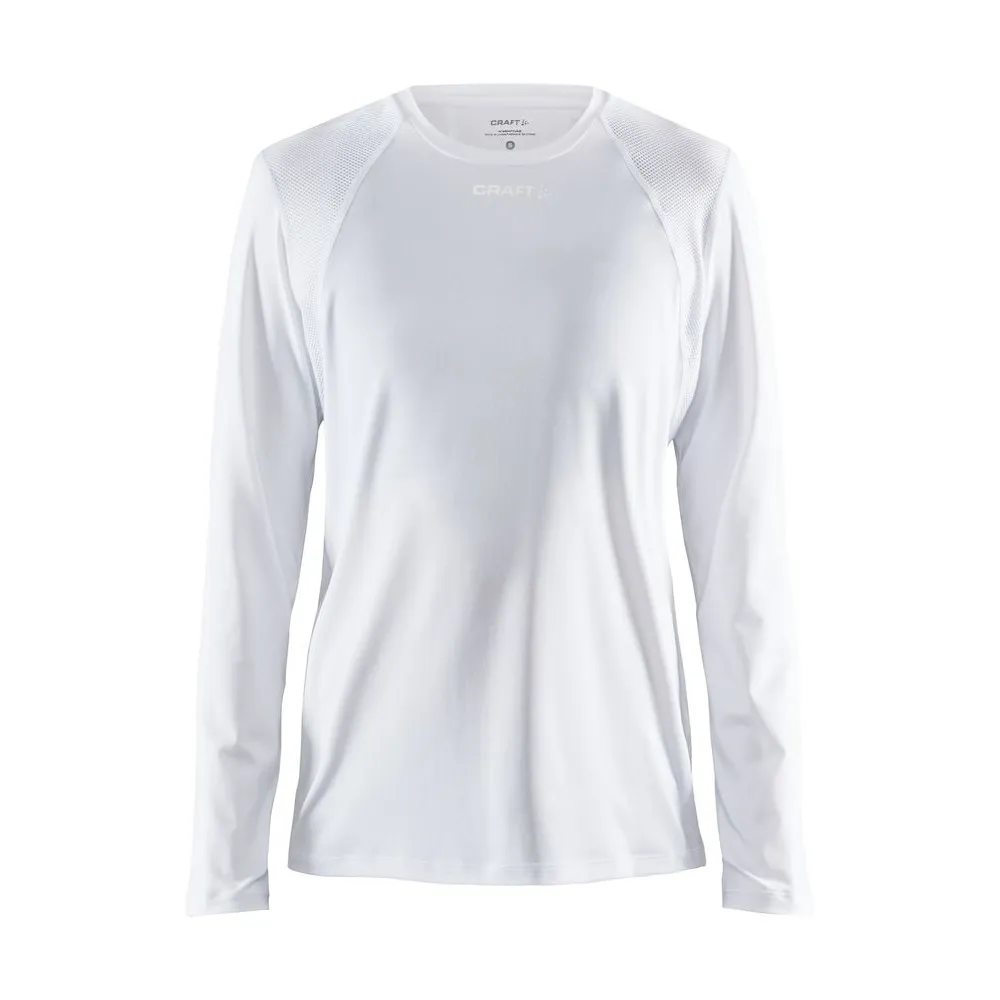 Craft Women&#x27;s Adv Essence Long Sleeve Tee White | Buy Craft Women&#x27;s Adv Essence Long Sleeve Tee White here | Outnorth