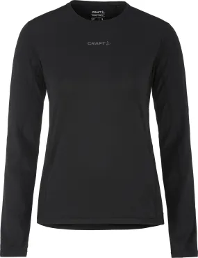 Craft Women&#x27;s Advance Essence Long Sleeve Tee 2 Black | Buy Craft Women&#x27;s Advance Essence Long Sleeve Tee 2 Black here | Outnorth