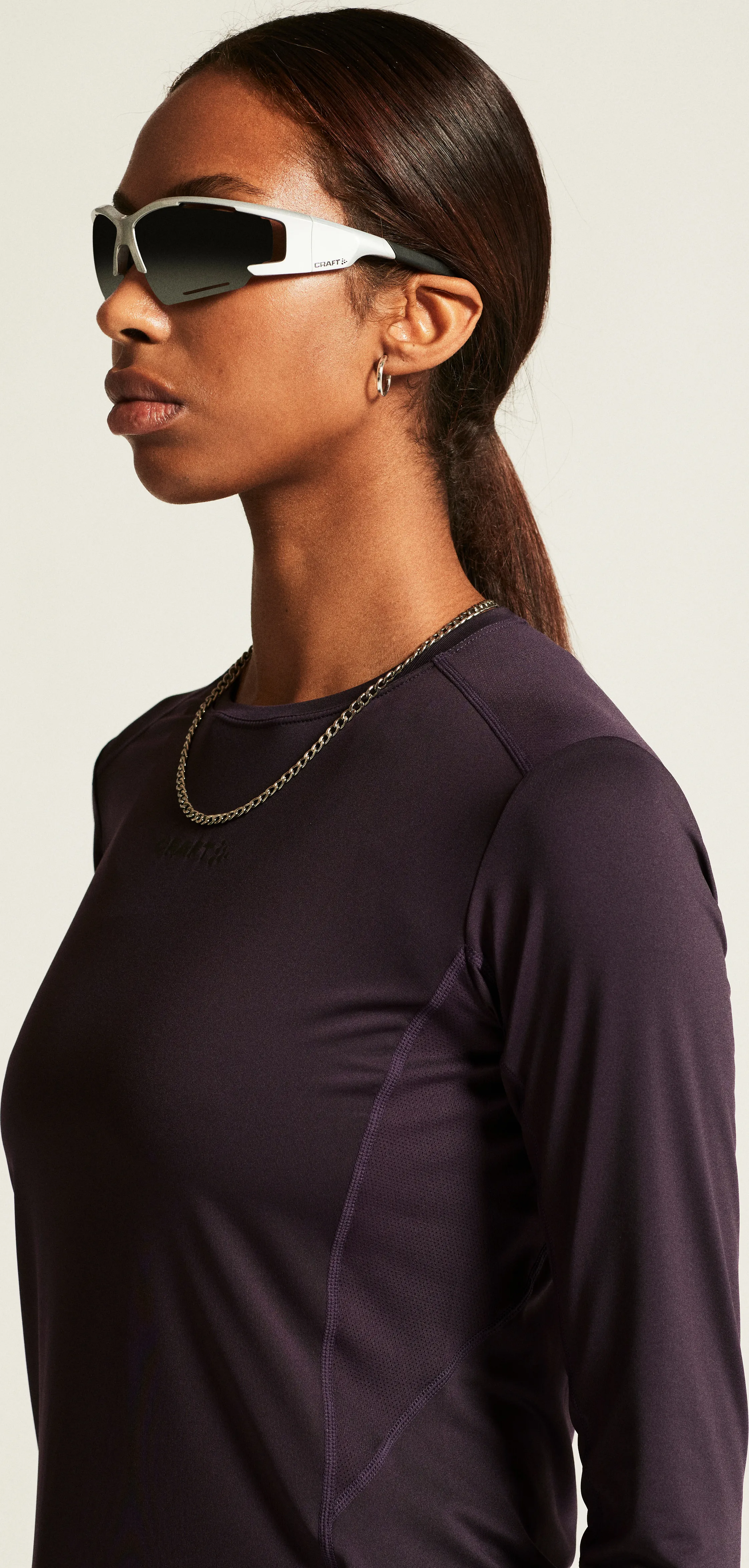Craft Women&#x27;s Advance Essence Long Sleeve Tee 2 Dk Plum | Buy Craft Women&#x27;s Advance Essence Long Sleeve Tee 2 Dk Plum here | Outnorth