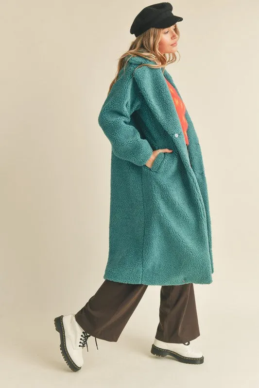 Full-Length Danae Teddy Coat