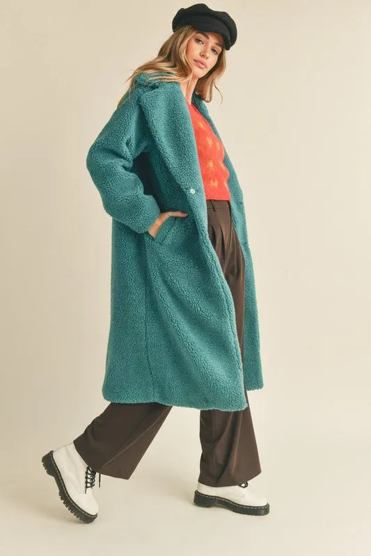Full-Length Danae Teddy Coat