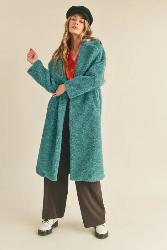 Full-Length Danae Teddy Coat