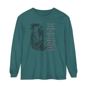 Empowering C.S. Lewis Quote Women's Comfort Colors Long Sleeve Tee
