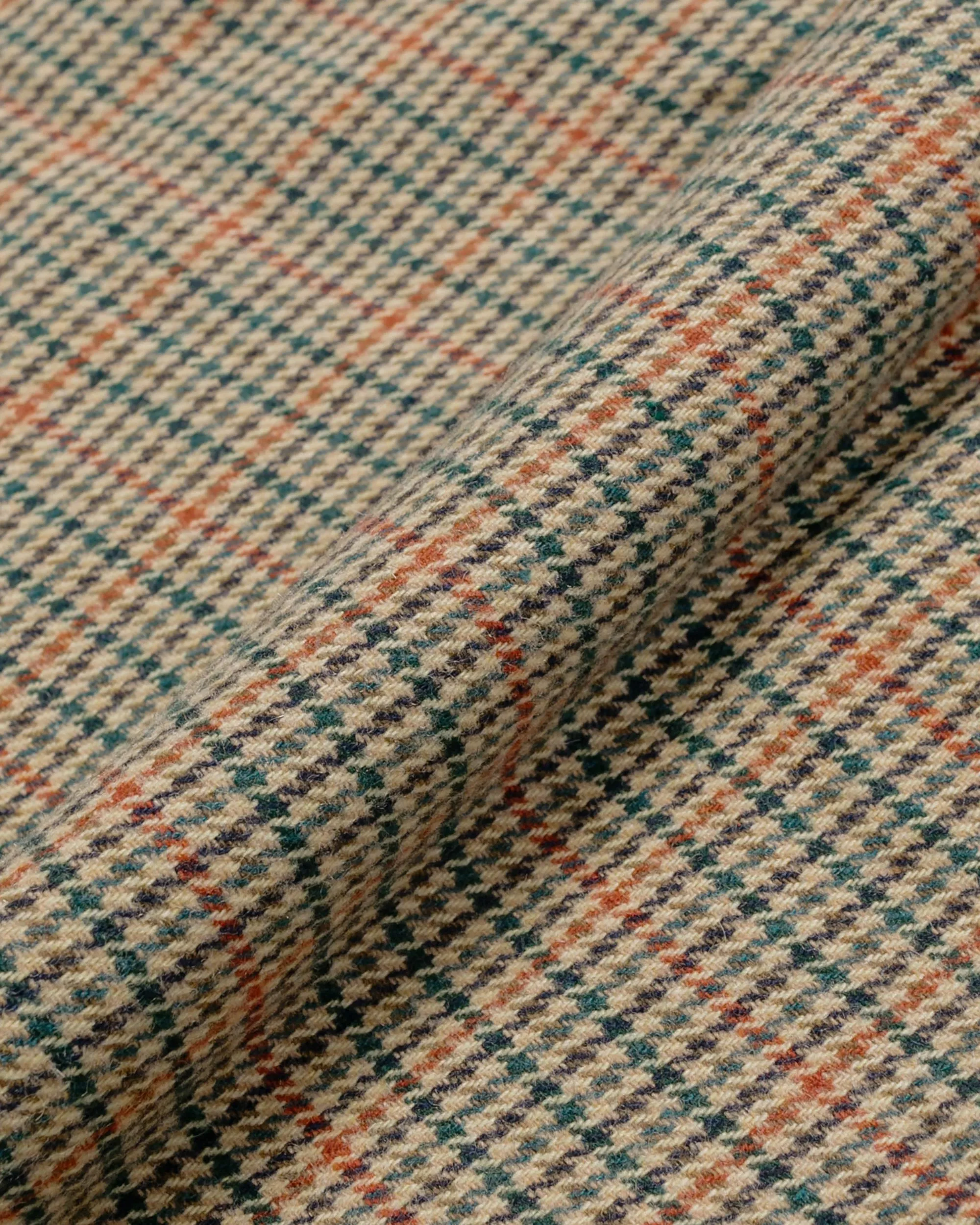 Engineered Garments Carlyle Pant Khaki Acrylic Wool Gunclub Check