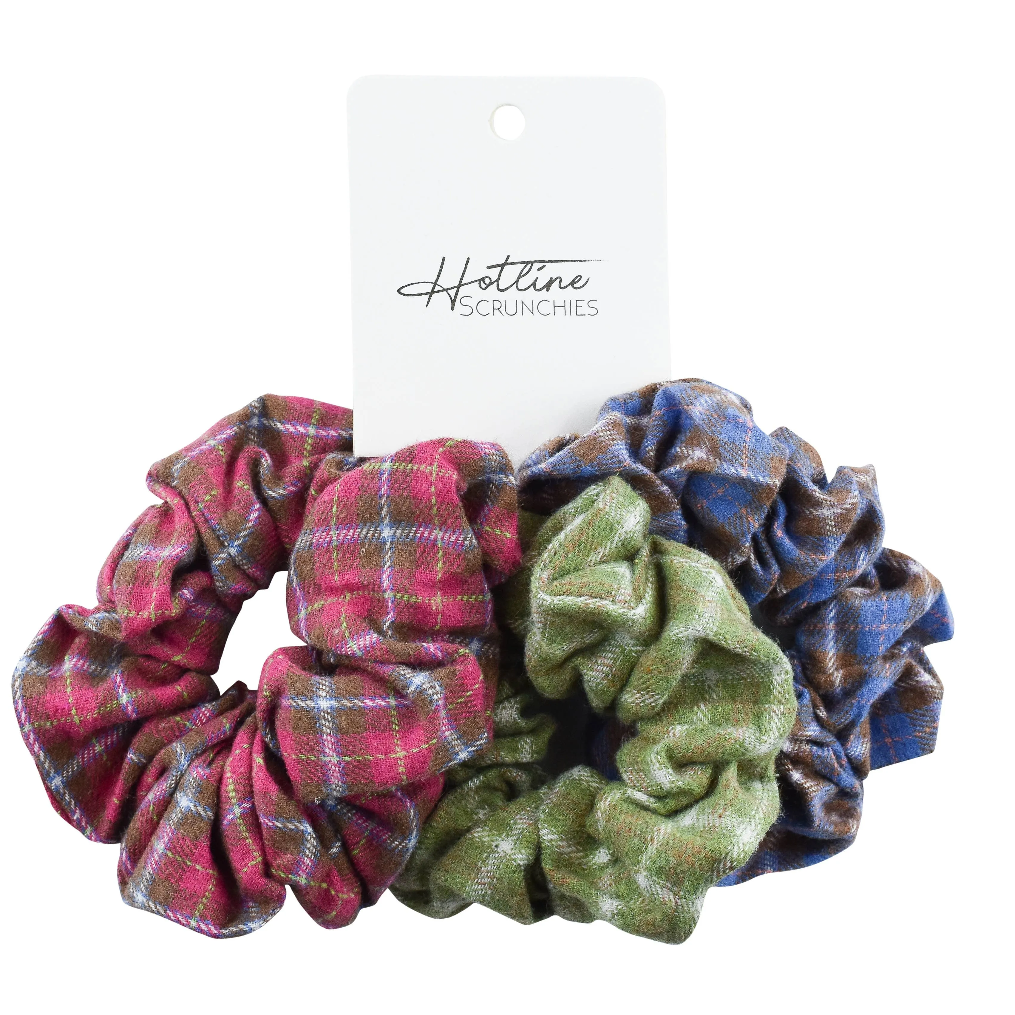 Flannel Scrunchie Set