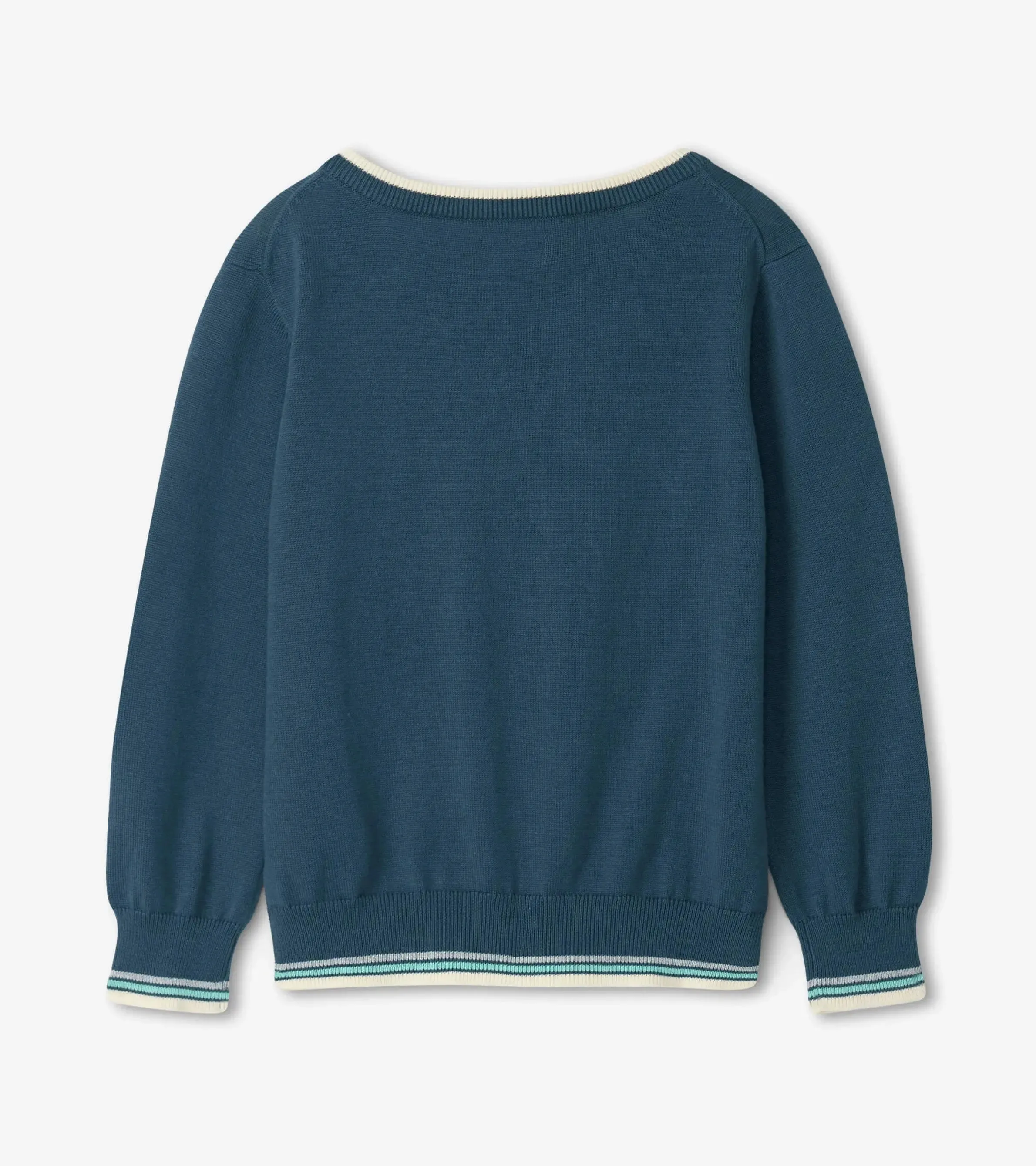 Forest Bear V-neck Sweater | Hatley