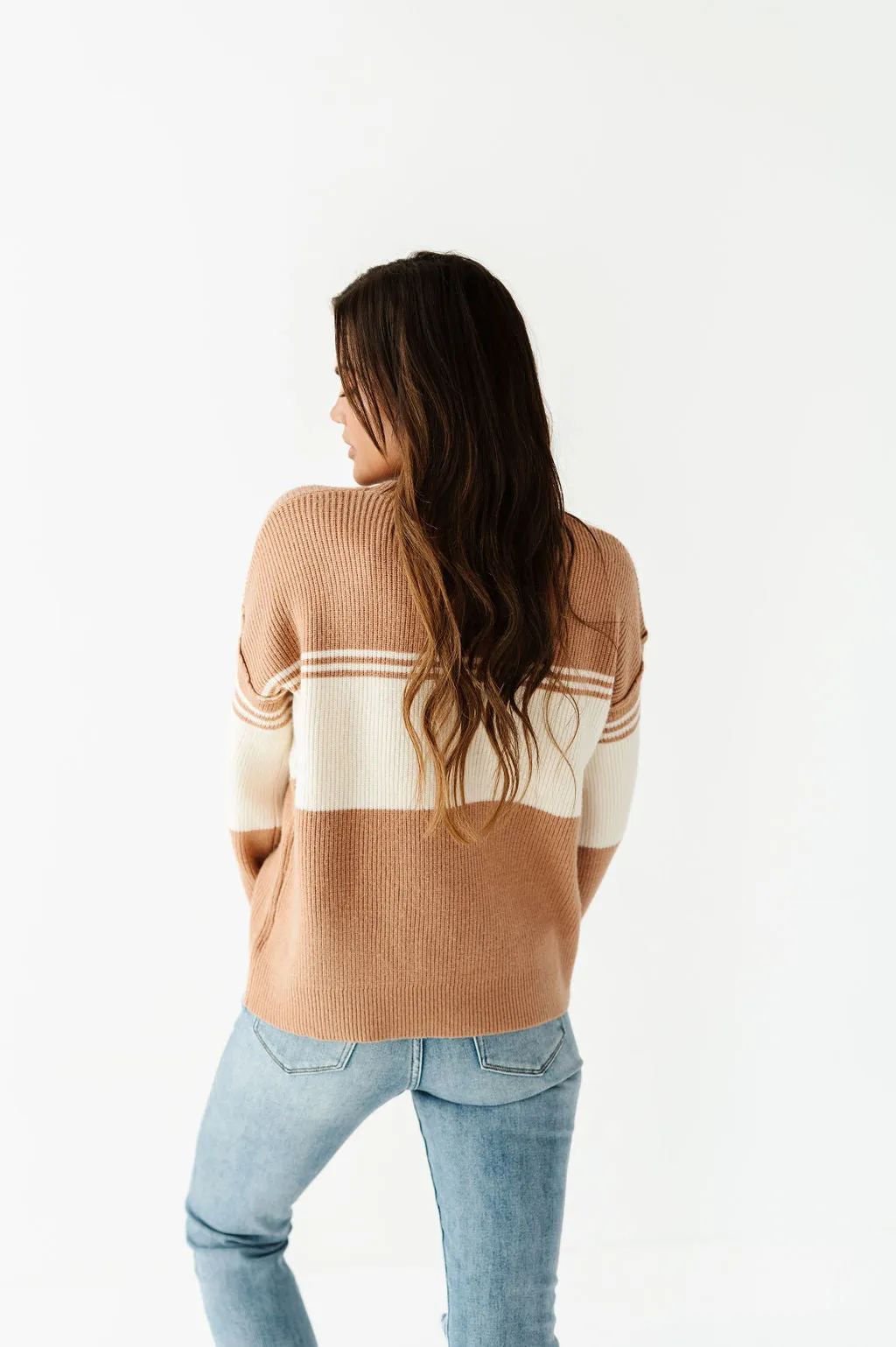 Gracelyn Stripe Sweater - Size M & L Left