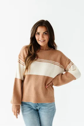 Gracelyn Stripe Sweater - Size M & L Left