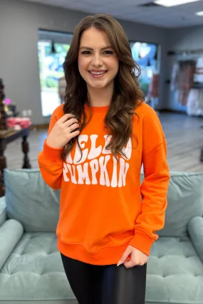 Hello Pumpkin Halloween Sweatshirt
