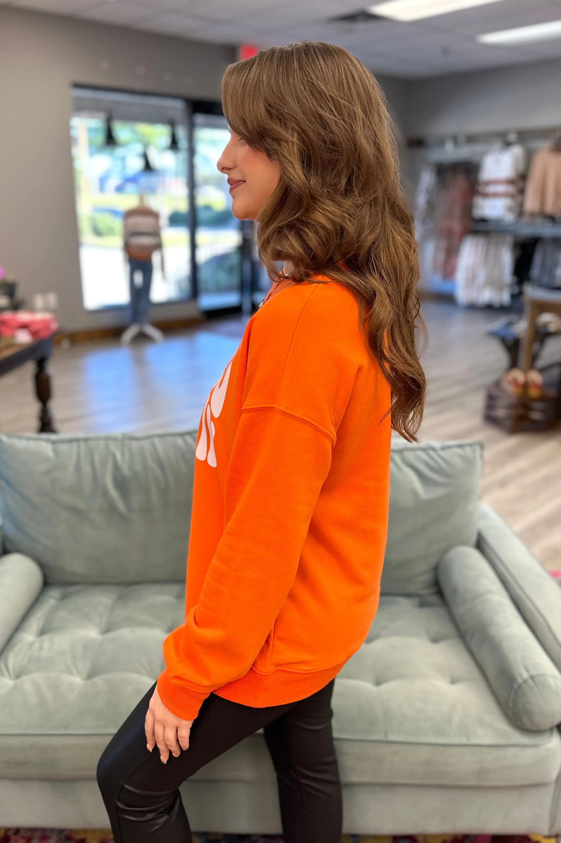 Hello Pumpkin Halloween Sweatshirt