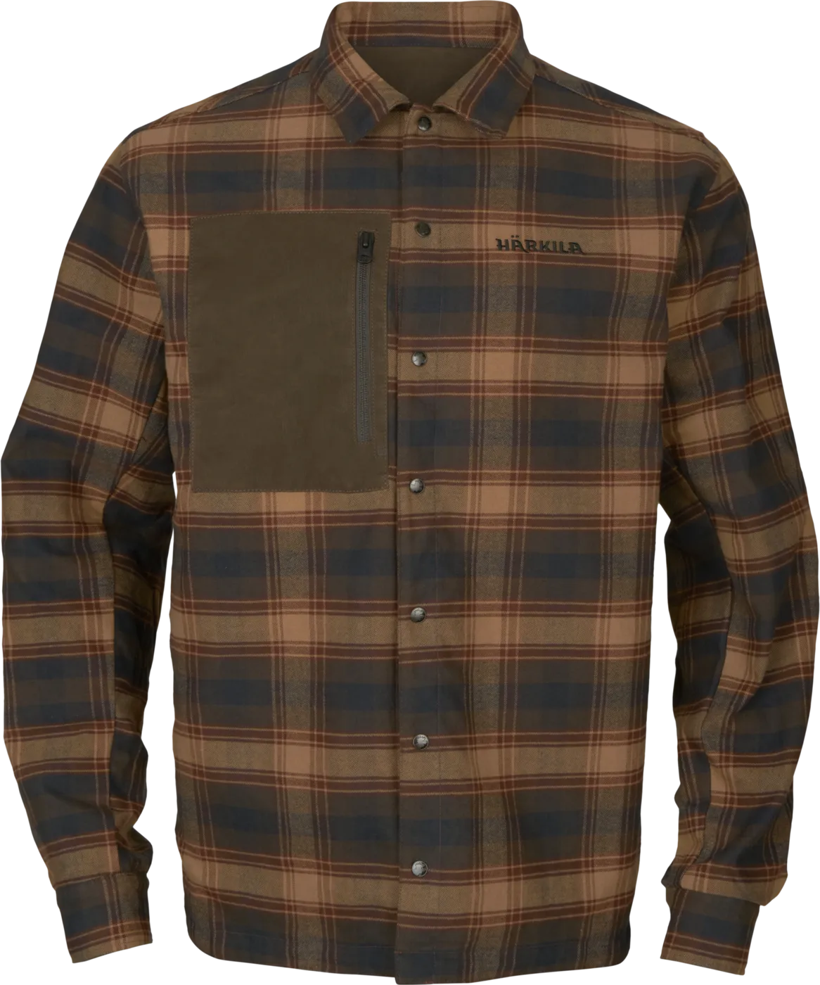 Härkila Men&#x27;s Eirik Reversible Shirt Jacket Dark Warm Olive/Burgundy | Buy Härkila Men&#x27;s Eirik Reversible Shirt Jacket Dark Warm Olive/Burgundy here | Outnorth