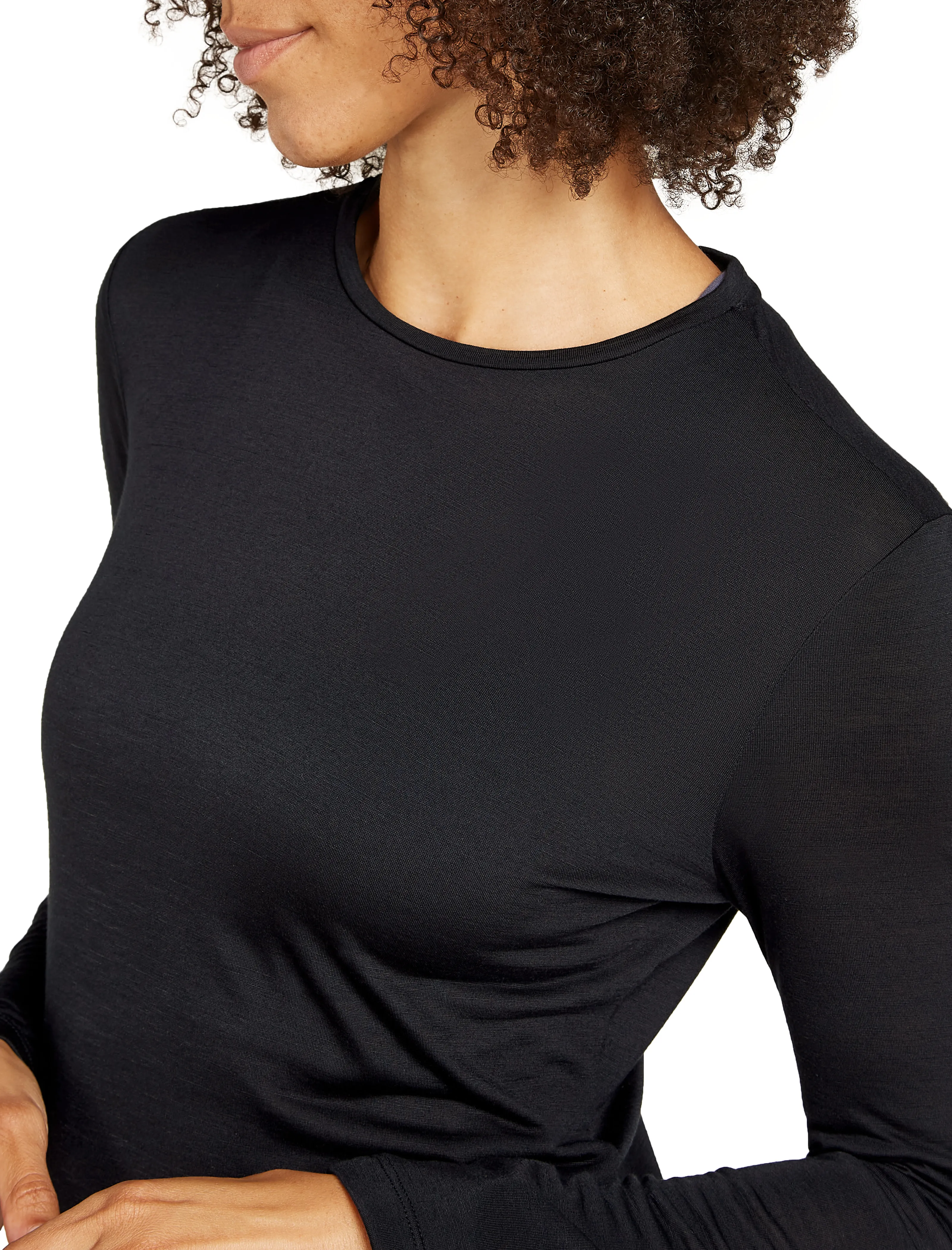 Icebreaker Women&#x27;s Merino 125 Cool-Lite™ Sphere III Long Sleeve Tee Black | Buy Icebreaker Women&#x27;s Merino 125 Cool-Lite™ Sphere III Long Sleeve Tee Black here | Outnorth