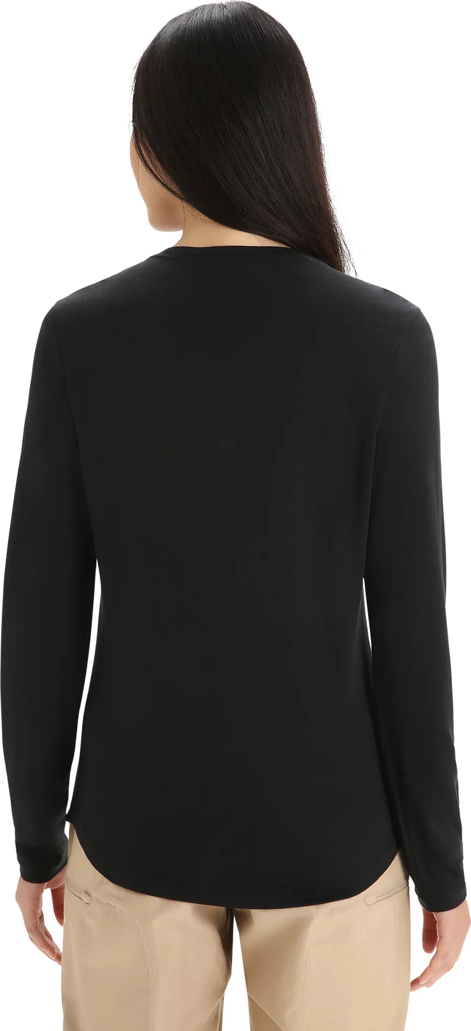Icebreaker Women&#x27;s Sphere II Long Sleeve Tee Black | Buy Icebreaker Women&#x27;s Sphere II Long Sleeve Tee Black here | Outnorth