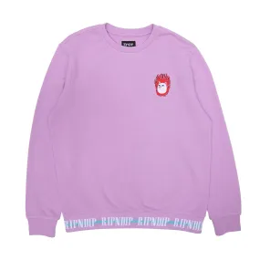 Womens Premium Lavender Crewneck Sweater - Ignite Collection