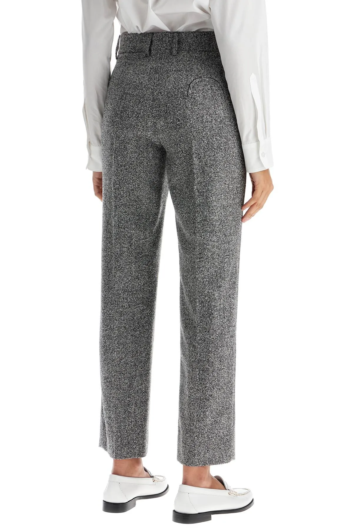 'koru nana virgin wool trousers PPT01 KOR BLACK WHITE
