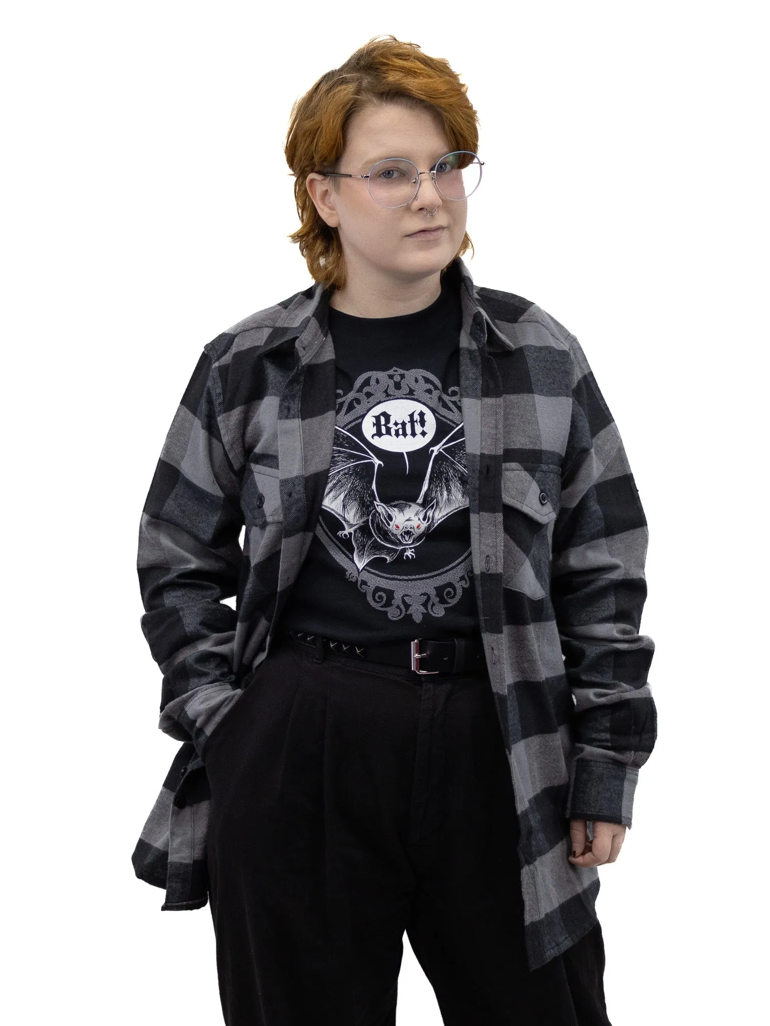 Lancaster Flannel- Charcoal