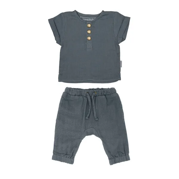 L'ovedbaby Organic Muslin Harem Set