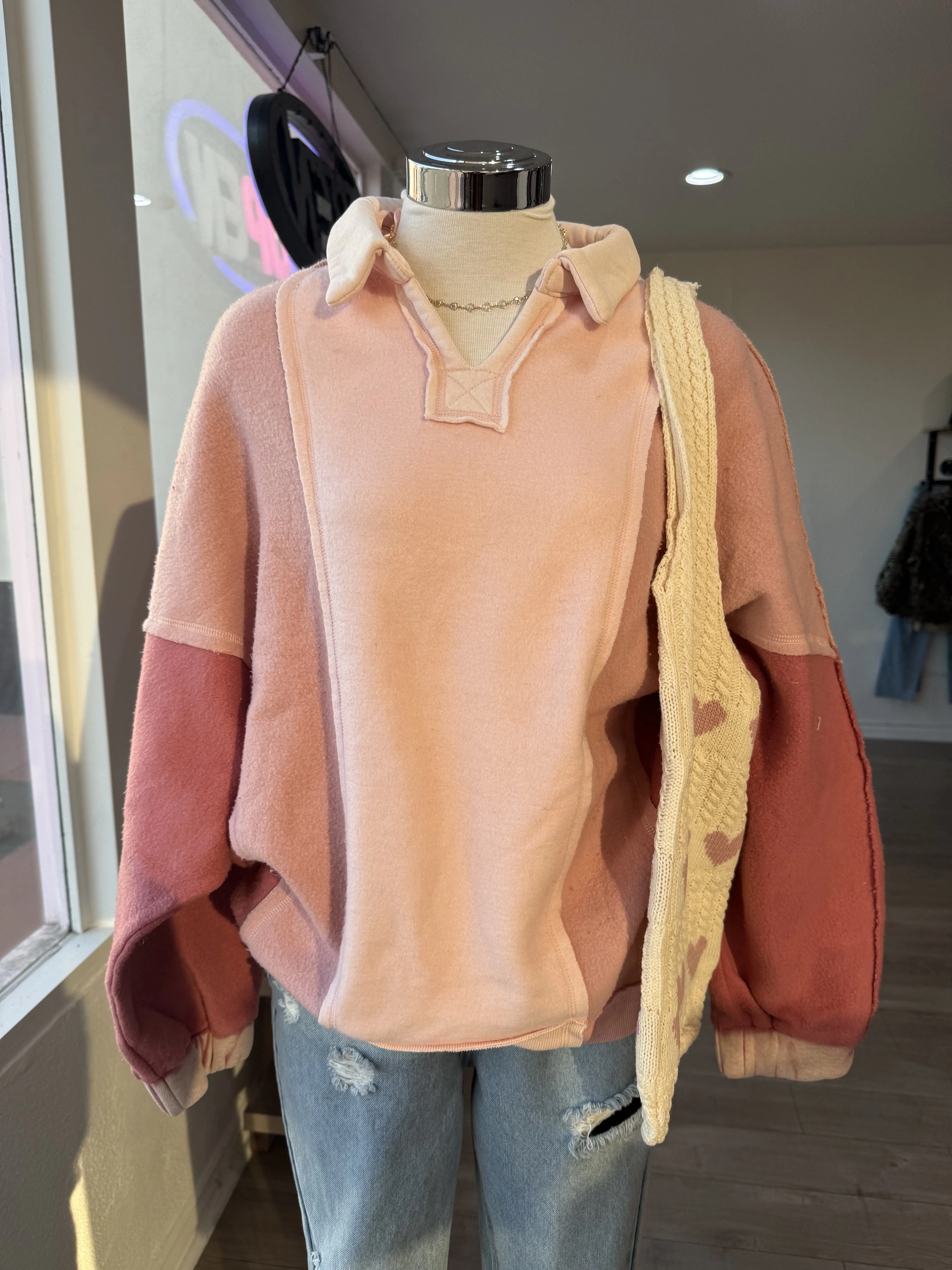 Mauve Pullover Sweater