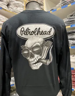 Men's Black Long Sleeve Petrolhead Diver's Tee