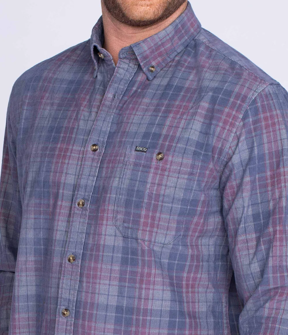 Men's Braxton Lightweight Cord Flannel