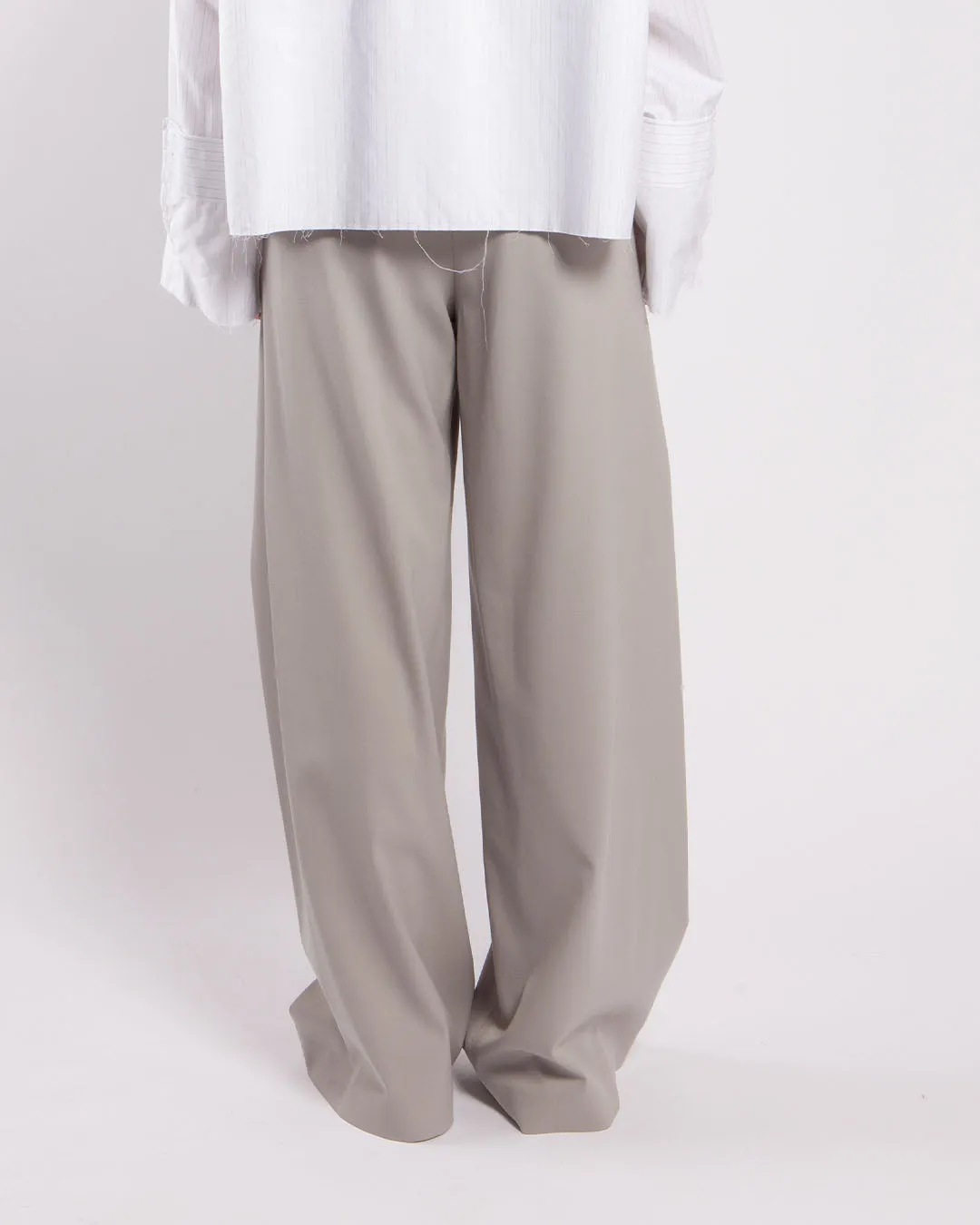 MM6 Maison Margiela Tailoring Wool Trousers Taupe