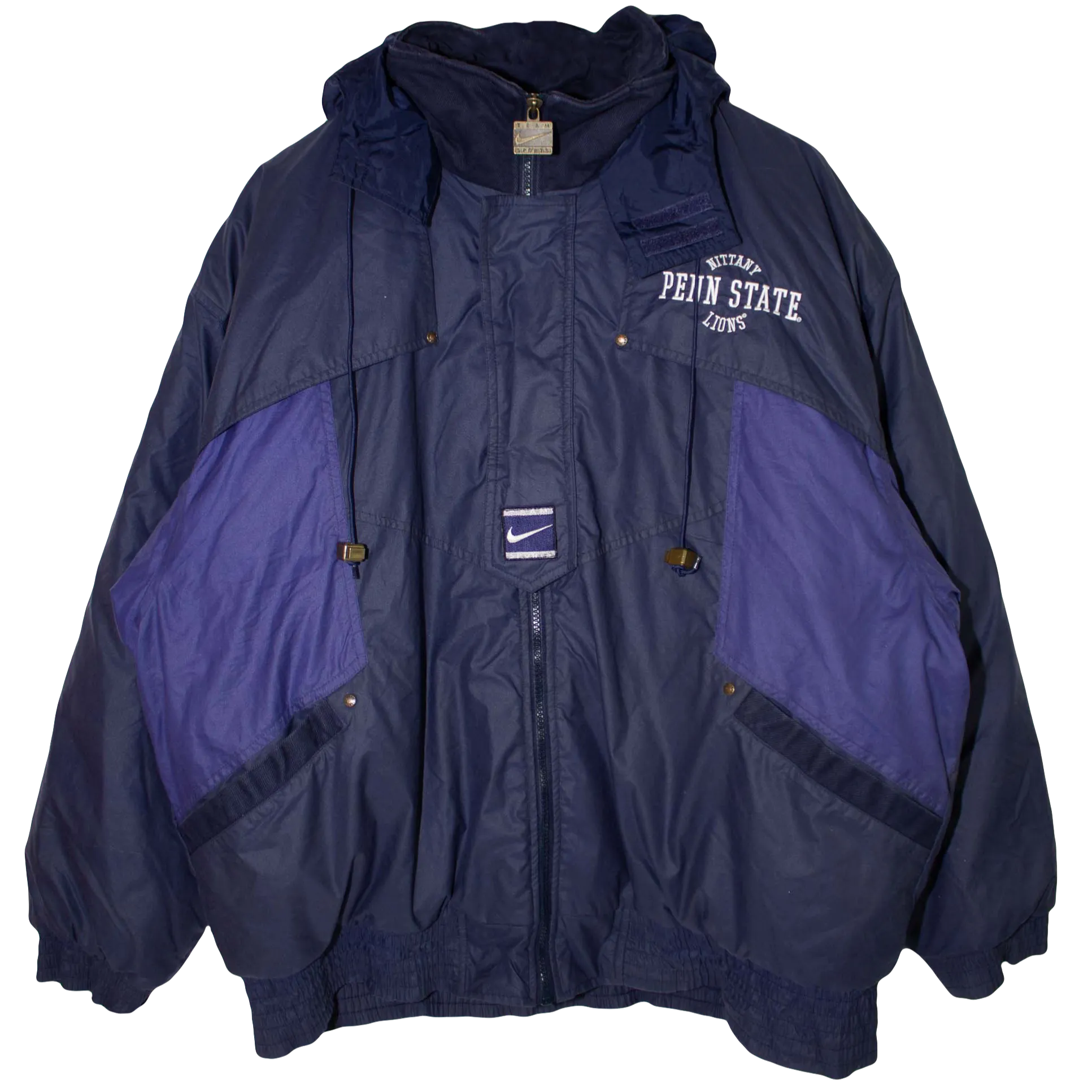 NIKE Team 90s Red Tag Penn State Lions Puffer Jacket Rare (XL)