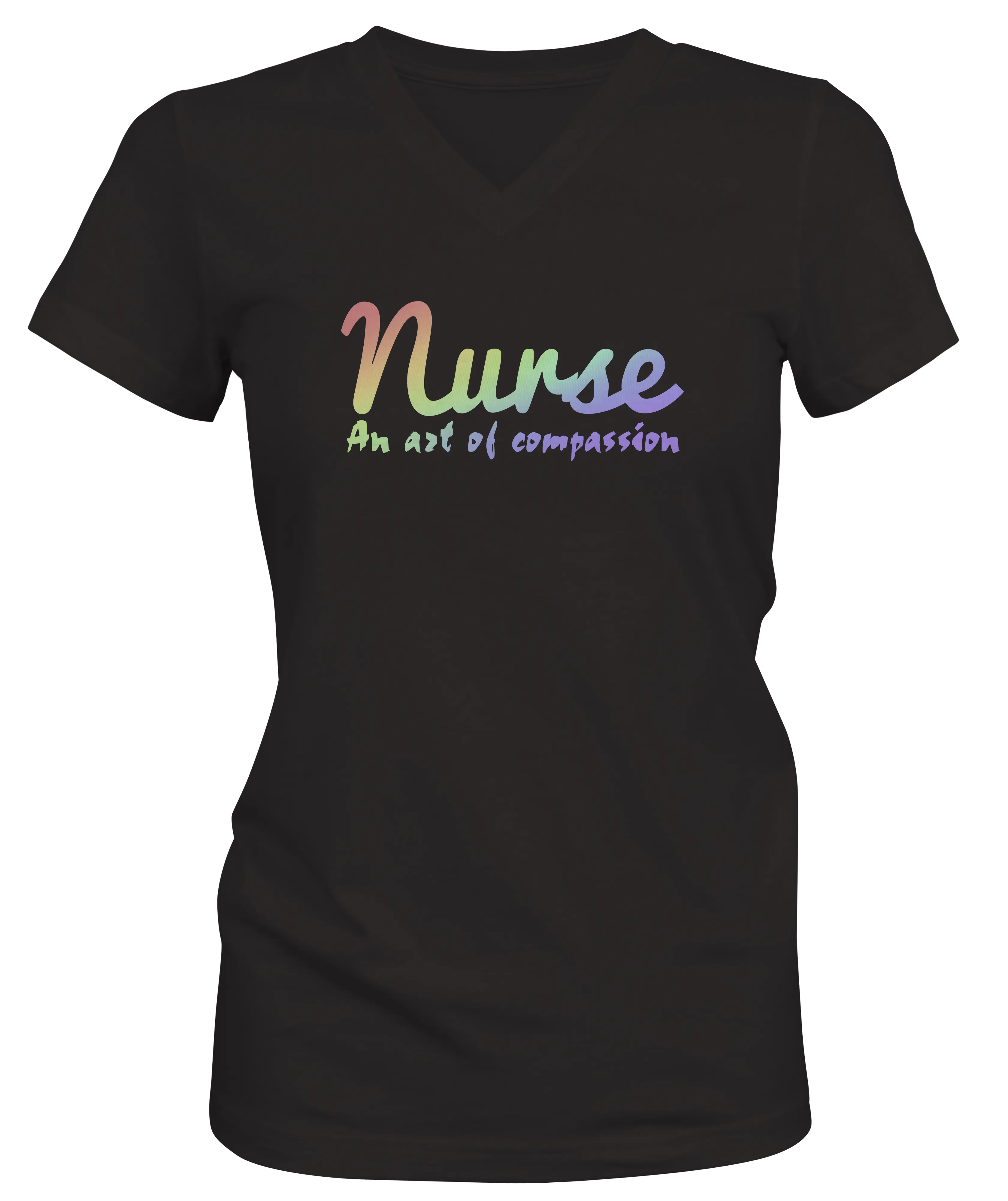 Nurse Art of Compassion Woman's V-neck