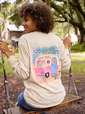 RACING TO HAPPINESS LONG SLEEVE SHIRT