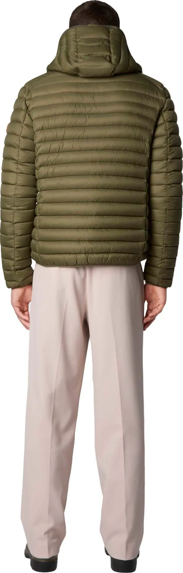 Save the Duck Men&#x27;s Animal Free Hooded Puffer Jacket Donald Dusty Olive | Buy Save the Duck Men&#x27;s Animal Free Hooded Puffer Jacket Donald Dusty Olive here | Outnorth