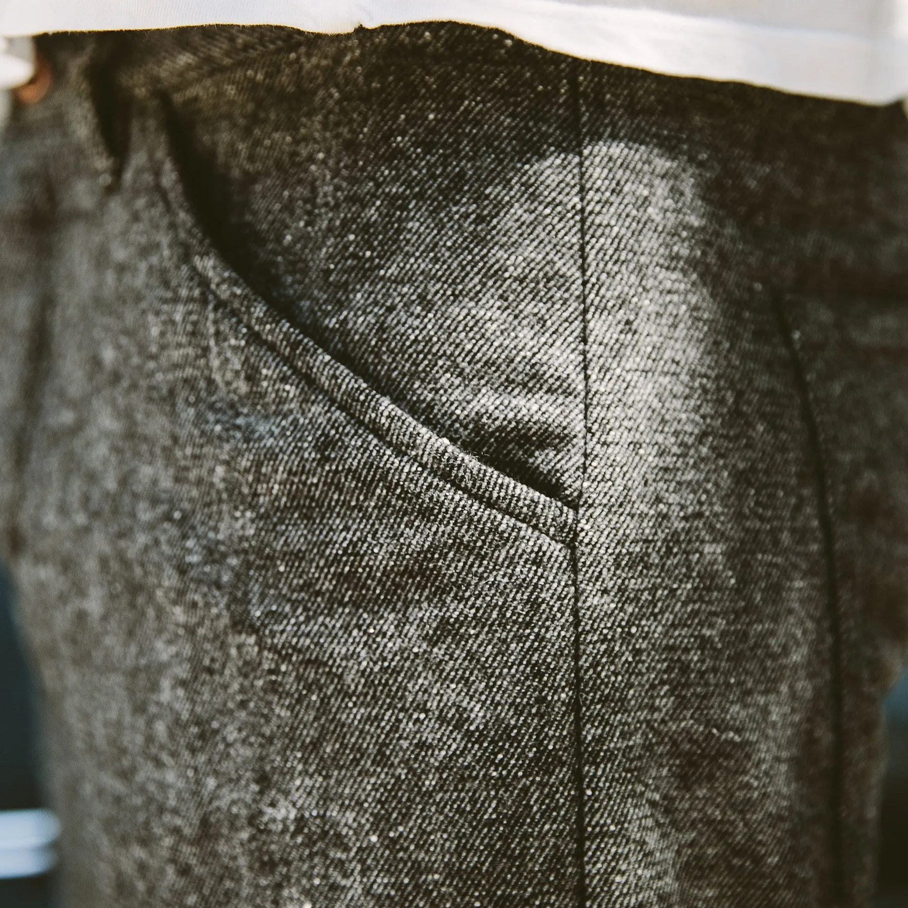 The Camp Pant in Charcoal Donegal